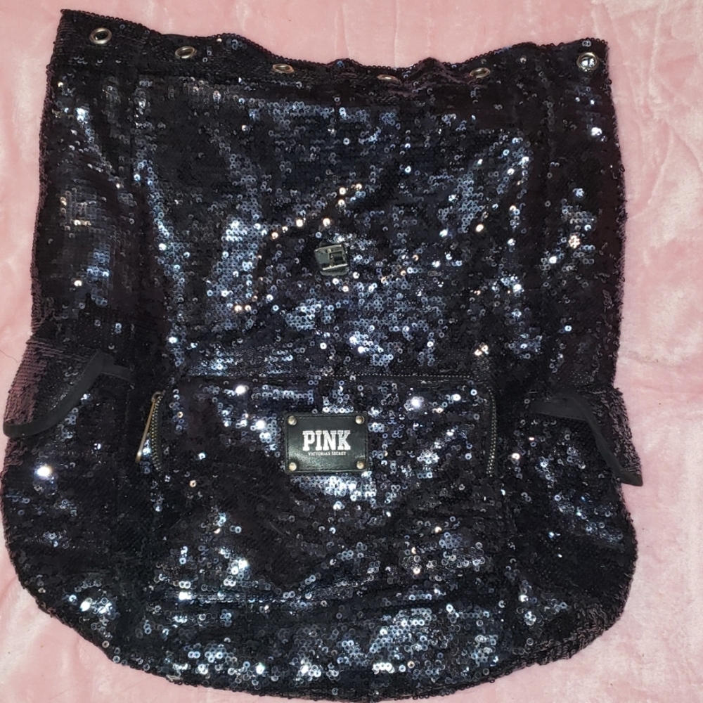 Victoria secrets glitter book bag